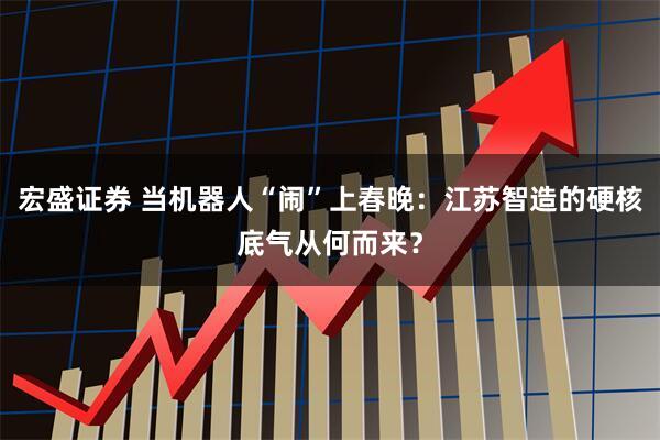 宏盛证券 当机器人“闹”上春晚：江苏智造的硬核底气从何而来？